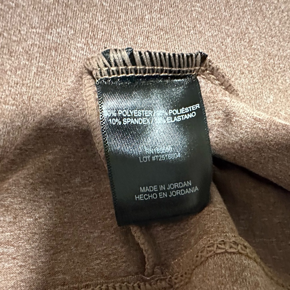 32 Degrees Heathered Brown Long Sleeve Top - Picture 5 of 5